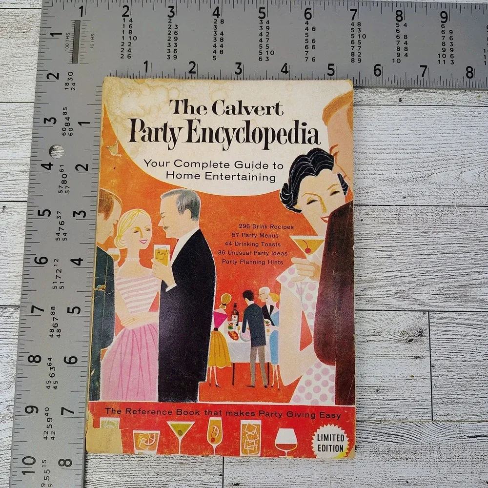 The Calvert Party Encyclopedia Home Entertaining Cookbook Booklet 1960 fun!‎